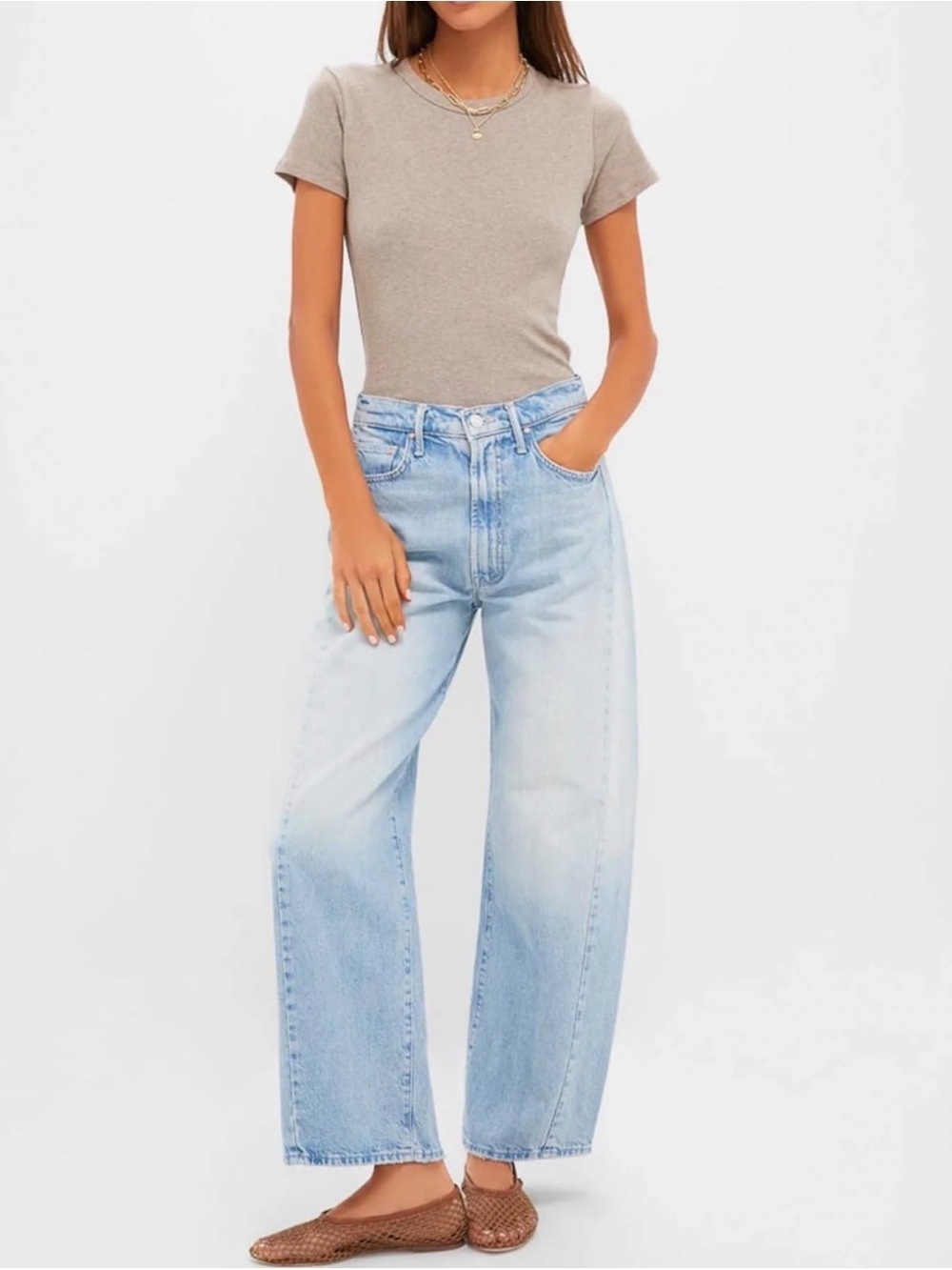 Mother Superior The Full-Pipe Flood
Barrel Jeans 29